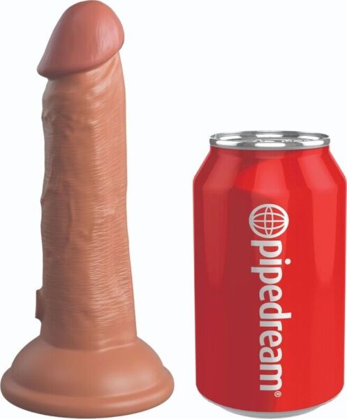 Realističen dildo King Cock Elite 15,2 cm z osnovo s priseskom