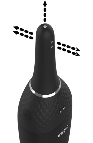 Samodejna analna prha Anbiguo Ultimate Rechargeable z rezervoarjem in stožčasto konico
