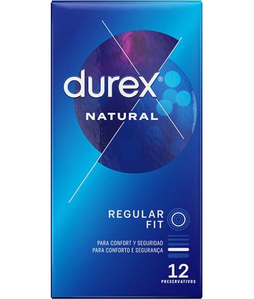 Škatla 12 kondomov Durex Natural Plus