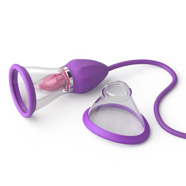 Sesalni stimulator Pipedream Her Ultimate Pleasure Max z ročajem, cevjo in sesalnima čašicama