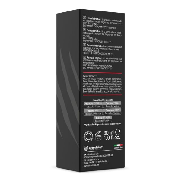Steklenička parfuma s feromoni Intimateline Female Instinct s 30 ml