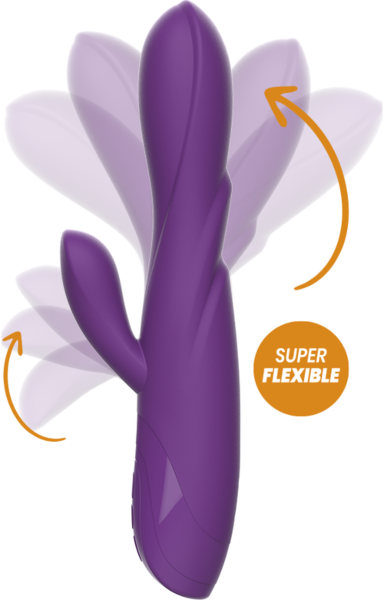 Rabbit vibrator REWOLUTION REWORABBIT z dolgim delom za vstavljanje in krakom za klitoris