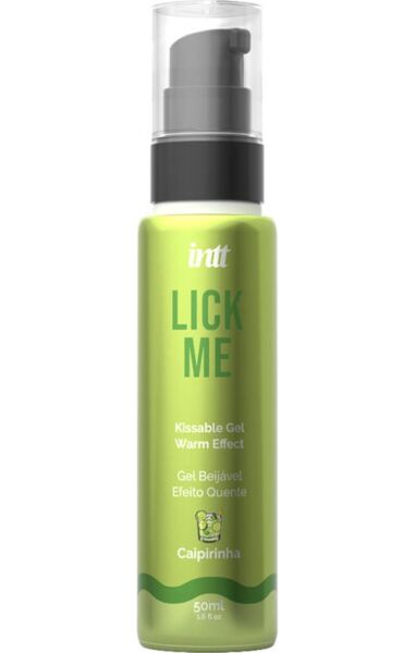 Užitni gel z učinkom segrevanja INTT Lick Me v okusih caipirinha in med