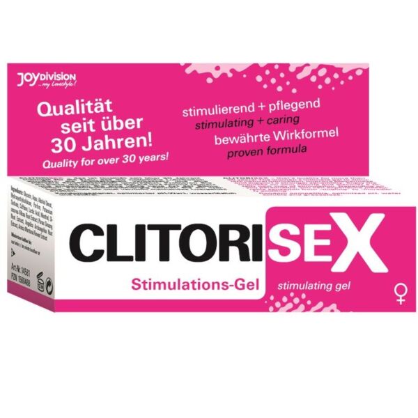 Stimulativni gel Joydivision Clitorisex v embalaži 25 ml