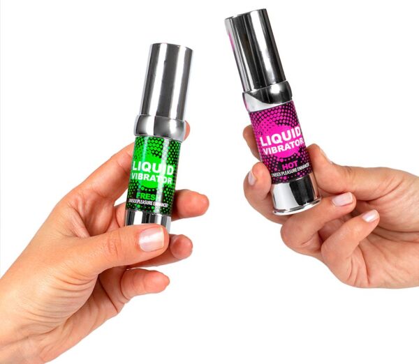 Komplet Secret Play Love Vibrations z dvema embalažama stimulativnega gela po 15 ml