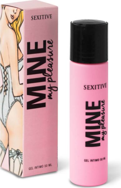 Embalaža 50 ml intimnega gela Sexitive Mine, my pleasure