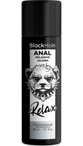 Analni lubrikant Black Hole Anal Relaxing z jojobo v pakiranjih po 30 ml in 100 ml