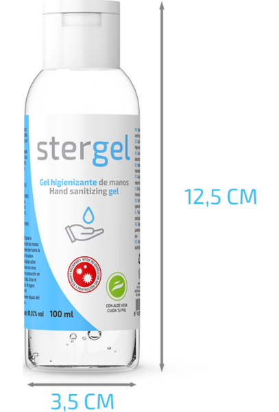 Hidroalkoholni gel za roke Stergel 100 ml