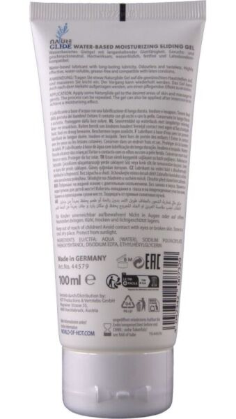 Lubrikant na vodni osnovi HOT Nature Glide, pakiranje po 100 ml