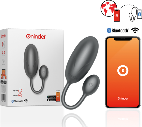 Vibrator jajček Oninder Tokyo iz silikona