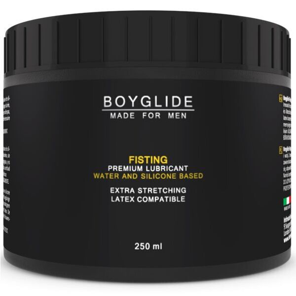 Steklenička lubrikanta Boyglide Fisting, 250 ml, znamke Intimateline