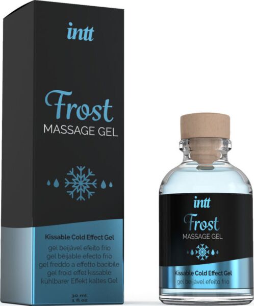 Masažni gel INTT Massage Gel Frost z okusom mete in hladilnim učinkom v pakiranju po 30 ml
