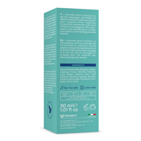 Masažni gel Intymate More Cooling 30 ml s hladilnim učinkom