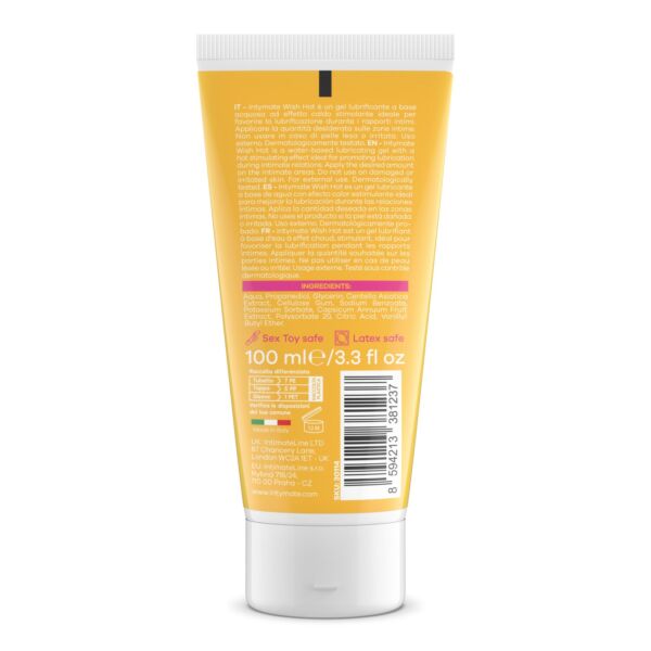 Lubrikant Intymate Wish Hot, 100 ml, z učinkom toplote
