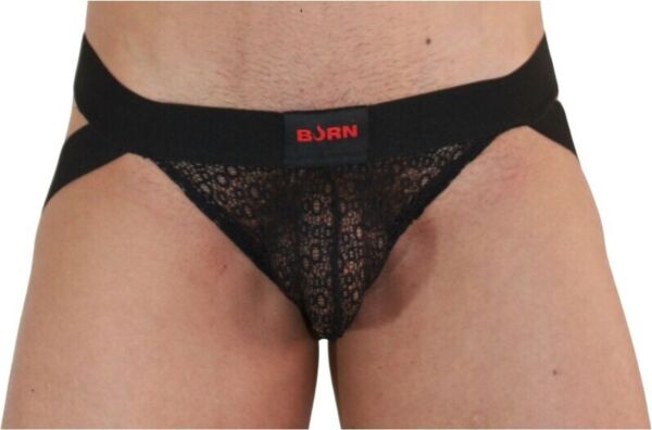 Jockstrap Burn 005 s prosojnostjo in bleščečimi detajli