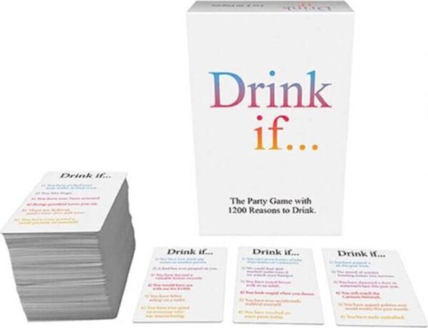 Pitna igra Kheper Games Drink If s škatlo in kocko