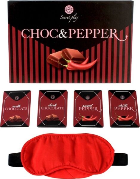 Igra s kartami Secret Play Choc & Pepper s čokoladnimi in pikantnimi kartami