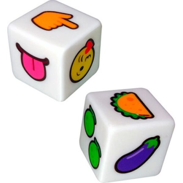 Erotične kocke Kheper Games DTF Sex Emojis Dice z emojiji na straneh