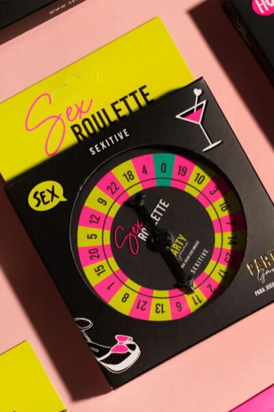 Erotična družabna igra Sexitive Sex Roulette Party Game