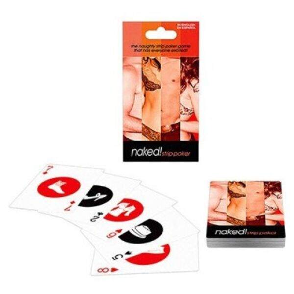 Igralne karte Kheper Games Naked z natisnjenimi kosi oblačil