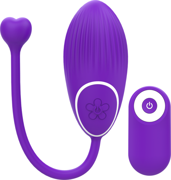 Vibrator Galatea Otto v lila-beli barvi z daljincem