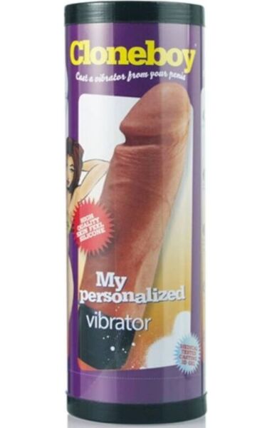 Komplet za kloniranje penisa Cloneboy Vibrator z obročkom z zanko in stimulacijskim ovitkom