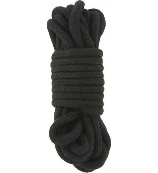 BDSM komplet ToyJoy Amazing Bondage Sex Toy Kit v črni barvi, z lisicami, prevezo za oči, bičem, ščipalkami, nagobčnikom, ovratnico in vrvjo