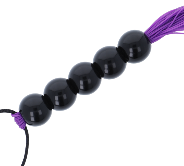 Bondage bič Darkness Lila z ročajem za prijem
