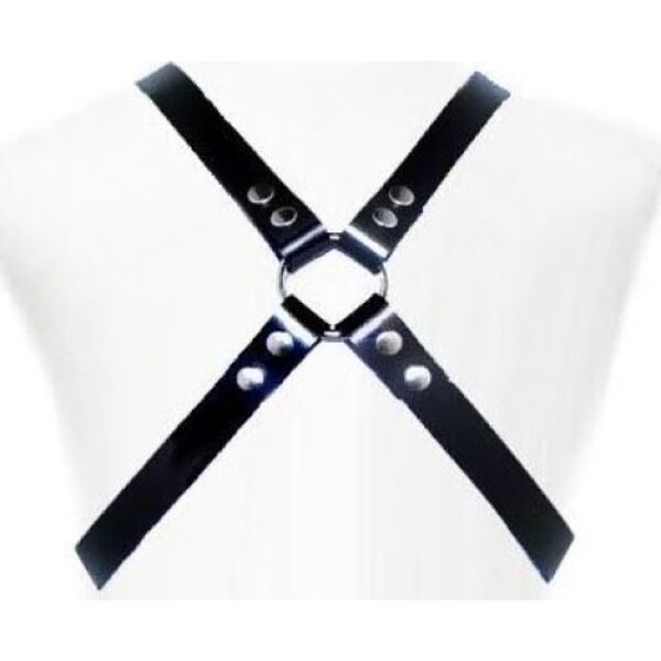 Harness Leather Body Basic Harness za moške z nastavljivimi trakovi v obliki križa