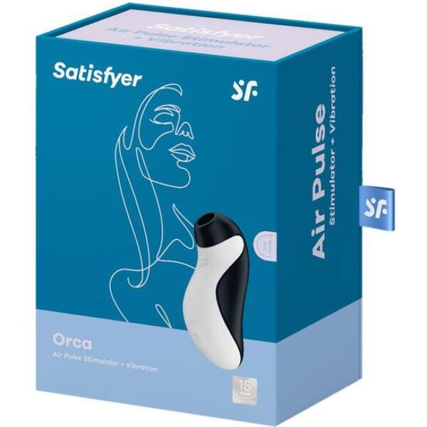 Sesalni stimulator klitorisa Satisfyer Orca v obliki orke