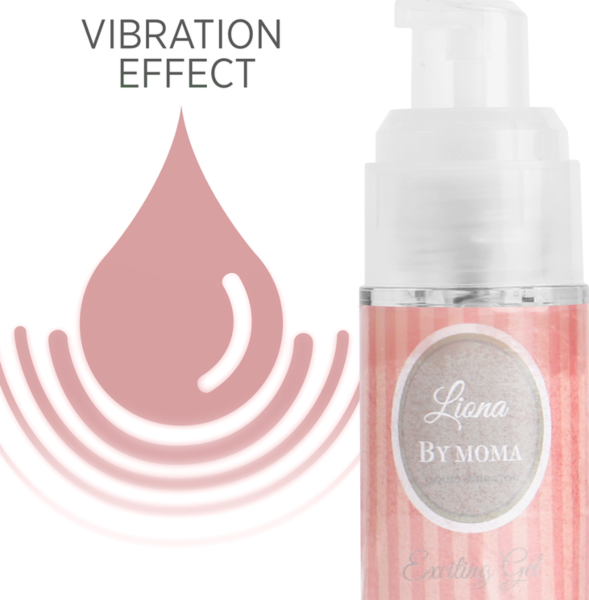 Tekoči stimulacijski gel Liona by Moma Sladkorna vata, embalaža 15 ml