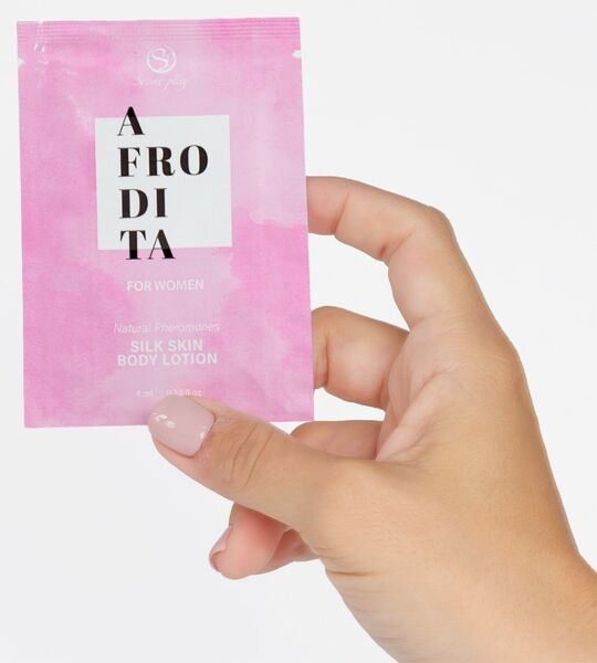 Enojni odmerek losjona za telo Secret Play Afrodita, 4 ml