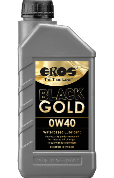 Lubrikant na vodni osnovi EROS Black Gold v kanistru 1000 ml
