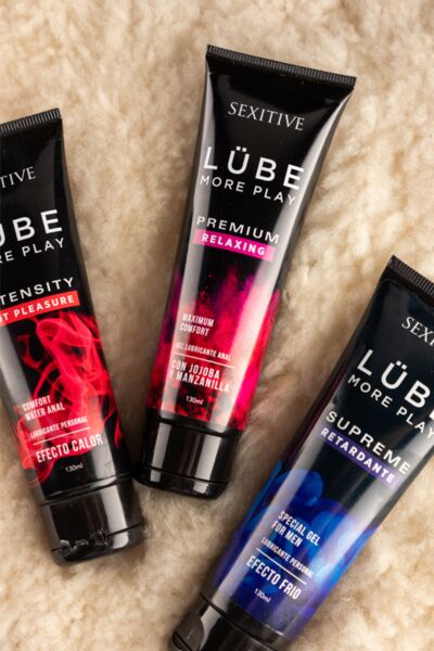 Embalaža zakasnitvenega lubrikanta Sexitive Lube Supreme, 130 ml