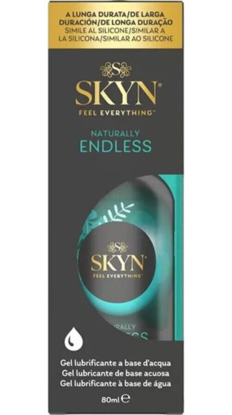 Steklenička lubrikanta SKYN Naturally Endless z 80 ml in črpalko