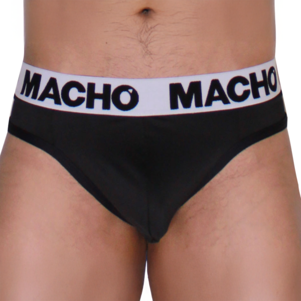 Jockstrap Macho Underwear MTG002 od spredaj in zadaj, z dvema zadnjima pasovoma