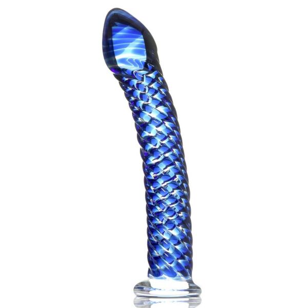 Steklen dildo Pipedream Icicles N. 29 iz pihanega stekla