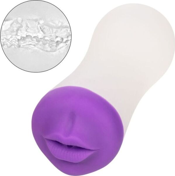 Dvobarvni masturbator CalExotics Deep Throat Grip