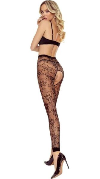 Hlačne nogavice z intimno odprtino Passion Tiopen 035