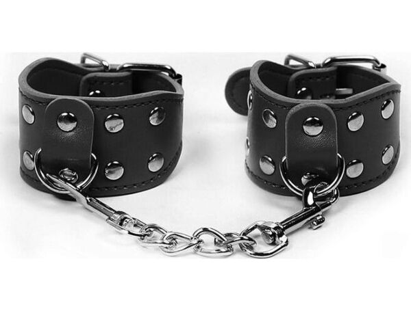 Lisice OHMAMA Fetish Mini Wrist Restraints za zapestja, z zapiranjem s sponkami