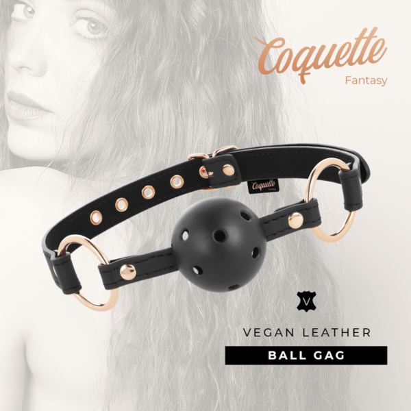 Kroglični knebelj Coquette Chic Desire Fantasy s prezračevalnimi luknjami