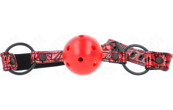 Gag s kroglo Kink 4,5 cm s paščkom