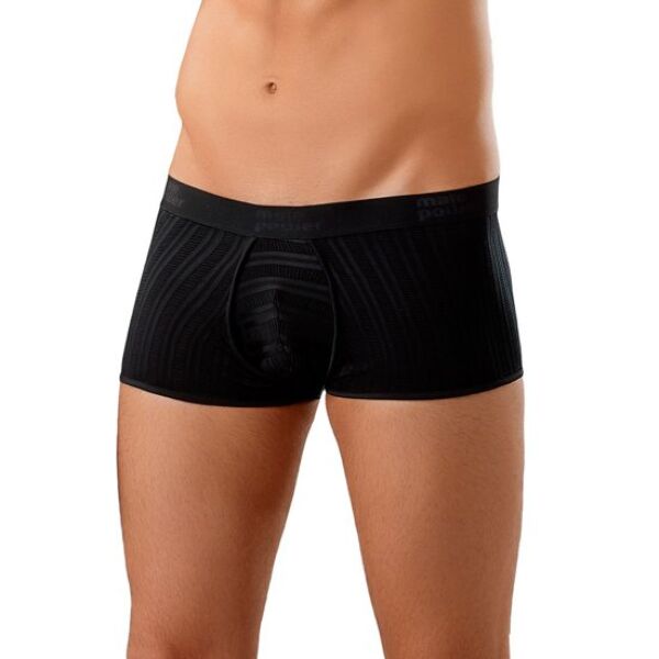 Črne boksarice Male Power Textured Enhancer Short