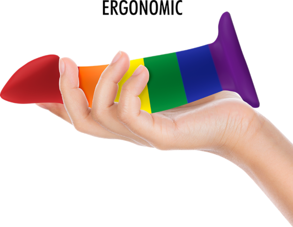 Silikonski dildo Mythology Garrick Pride M s prisesno bazo