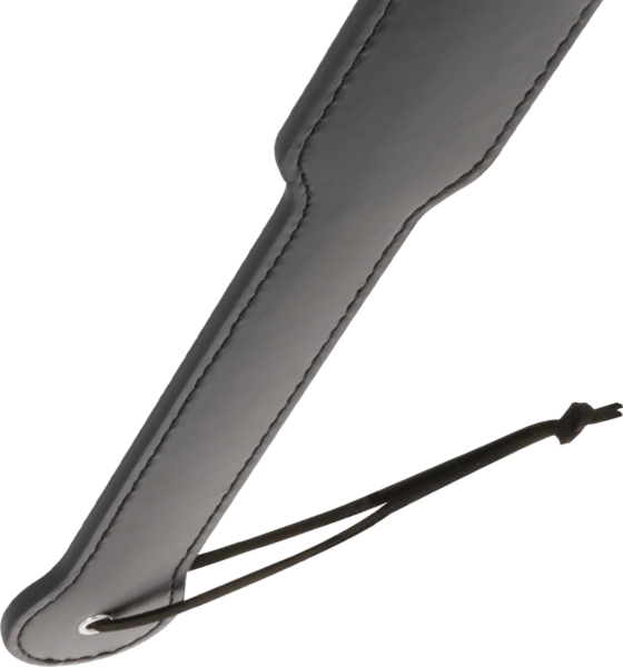 BDSM lopatica Darkness 34 cm, črna s črnimi šivi in bodicami