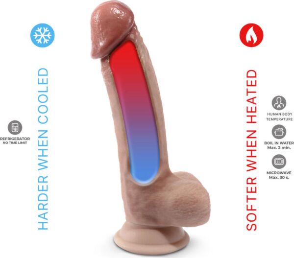 Realističen dildo Silexd Model 1 iz termoreaktivnega silikona