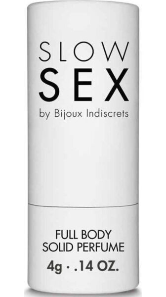 Trdni telesni parfum Bijoux Slow Sex Full Body Solid z vonjem po kokosu
