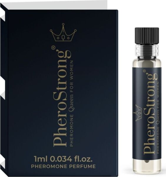 Steklenička z 1 ml parfuma s feromoni PheroStrong Queen za ženske