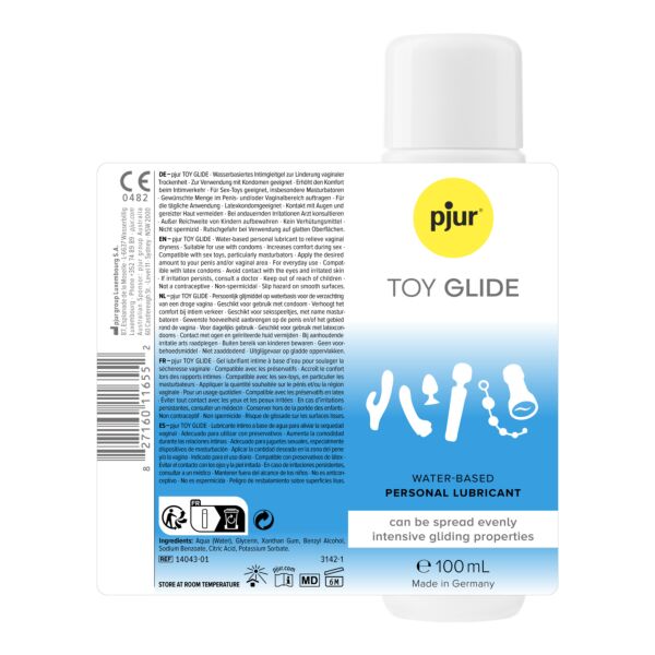Steklenička lubrikanta pjur Toy Glide, 100 ml