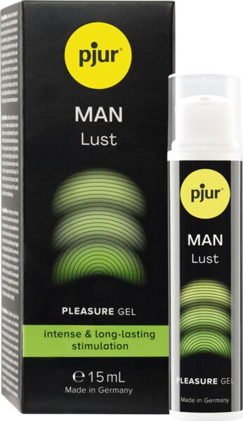 Steklenička s 15 ml stimulativnega gela pjur MAN Lust